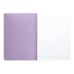 LIBRETA LIDERPAPEL 360 TAPA DE PLASTICO A5 48 HOJAS 90G/M2 HORIZONTAL CON DOBLE MARGEN COLORES PASTEL