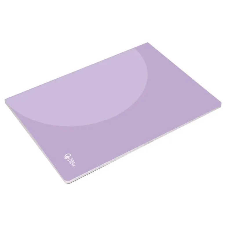 LIBRETA LIDERPAPEL 360 TAPA DE PLASTICO A5 48 HOJAS 90G/M2 HORIZONTAL CON DOBLE MARGEN COLORES PASTEL