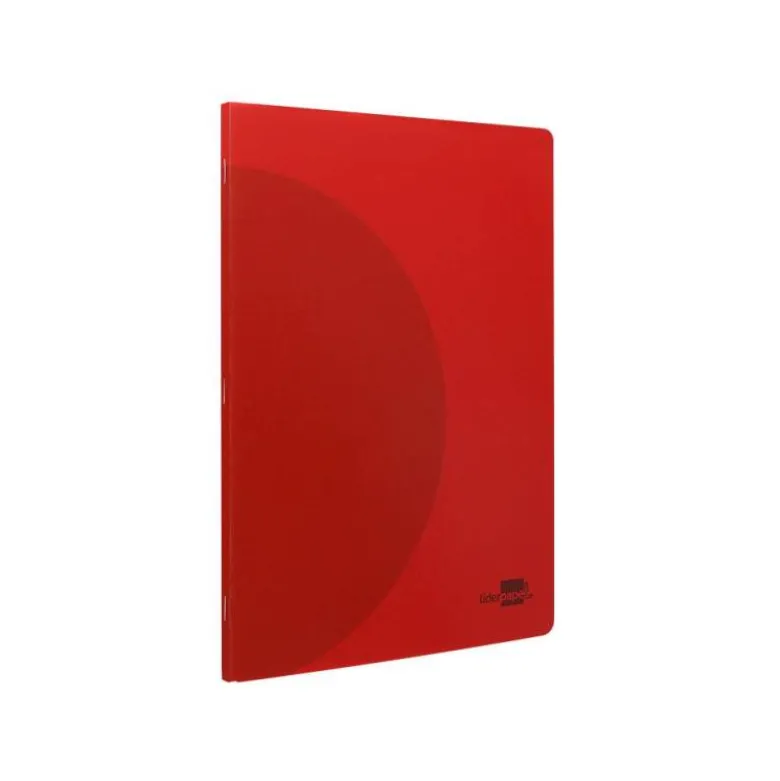 LIBRETA LIDERPAPEL 360 TAPA DE PLASTICO A4 48 HOJAS 90G/M2 5MM CON DOBLE MARGEN COLORES SURTIDOS