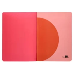 LIBRETA LIDERPAPEL 360 TAPA DE PLASTICO A4 48 HOJAS 90G/M2 HORIZONTAL CON DOBLE MARGEN COLORES SURTIDOS