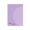 LIBRETA LIDERPAPEL 360 TAPA DE PLASTICO A4 48 HOJAS 90G/M2 CUADRO 5 MM CON DOBLE MARGEN COLORES PASTEL