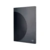 LIBRETA LIDERPAPEL 360 TAPA DE PLASTICO A5 48 HOJAS 90G/M2 HORIZONTAL CON DOBLE MARGEN TAPA NEGRA