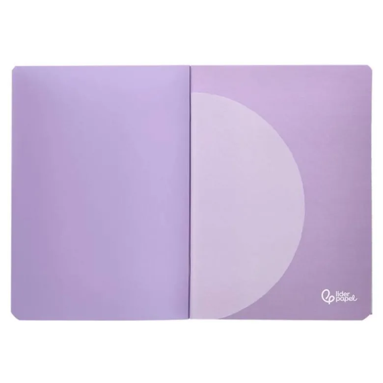 LIBRETA LIDERPAPEL 360 TAPA DE PLASTICO A5 48 HOJAS 90G/M2 LISO SIN MARGEN COLORES PASTEL SURTIDOS