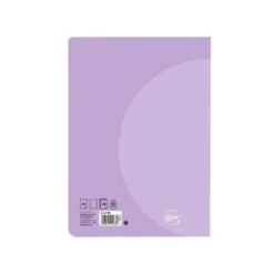 LIBRETA LIDERPAPEL 360 TAPA DE PLASTICO A5 48 HOJAS 90G/M2 LISO SIN MARGEN COLORES PASTEL SURTIDOS