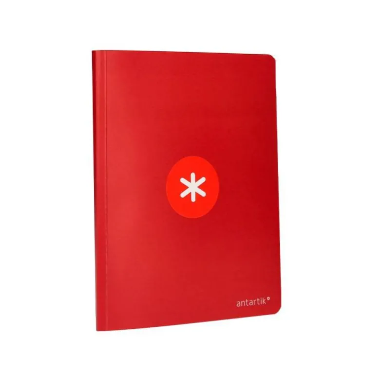 LIBRETA LIDERPAPEL ANTARTIK A5+ PLUS COSIDA 48 HOJAS 90G/M2 CUADRO 4MM CON MARGEN 6 COLORES SURTIDOS