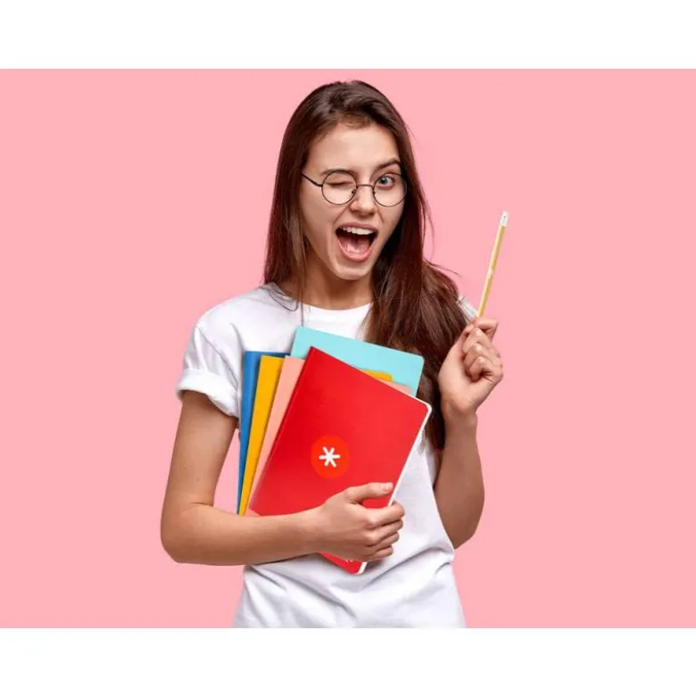 LIBRETA LIDERPAPEL ANTARTIK A5+ PLUS COSIDA 48 HOJAS 90G/M2 LISO SIN MARGEN 6 COLORES SURTIDOS
