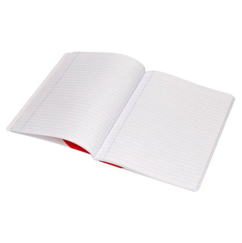 LIBRETA LIDERPAPEL ANTARTIK A5+ PLUS COSIDA 48 HOJAS 90G/M2 RAYADO HORIZONTAL CON MARGEN 6 COLORES SURTIDOS