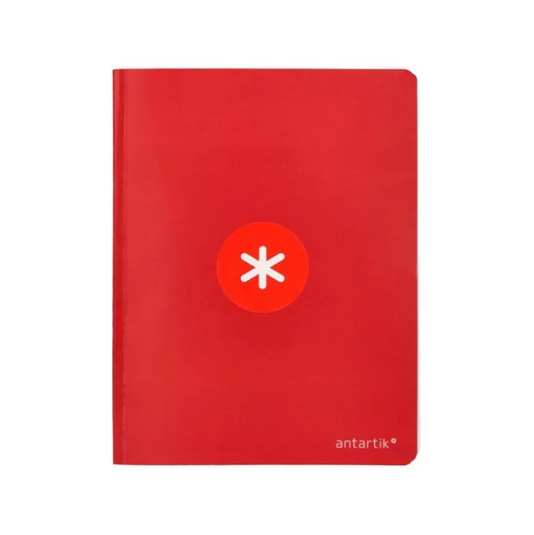 LIBRETA LIDERPAPEL ANTARTIK A5+ PLUS COSIDA 48 HOJAS 90G/M2 RAYADO HORIZONTAL CON MARGEN 6 COLORES SURTIDOS