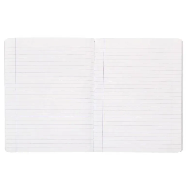 LIBRETA LIDERPAPEL ANTARTIK A5+ PLUS COSIDA 48 HOJAS 90G/M2 RAYADO HORIZONTAL CON MARGEN 6 COLORES SURTIDOS