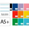 LIBRETA LIDERPAPEL SMART A5 PLUS 32 HOJAS 75GR PAUTA 5 2.5MM CON MARGEN
