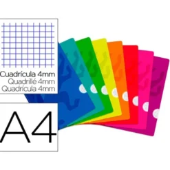 Libreta Oxford encolada Open Flex cuadro de 4 mm Din A4 48 Hojas