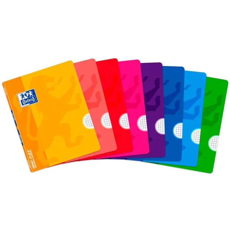 Libreta Oxford encolada Open Flex cuadro de 4mm DIN A5 48 Hojas NO SE PUEDE ESCOGER COLOR