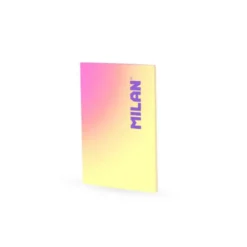 LIBRETA ENCOLADA MILAN COLECCION SUNSET DIN A4 48 HOJAS 95 GR CUADRICULA 5MM AMARILLO