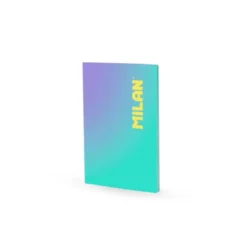 LIBRETA ENCOLADA MILAN COLECCION SUNSET DIN A4 48 HOJAS 95 GR CUADRICULA 5MM TURQUESA