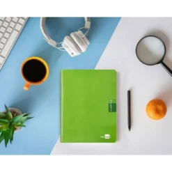 Libreta escolar Liderpapel Scriptus verde cuadricula 4mm 48 hojas tamaño DIN A5