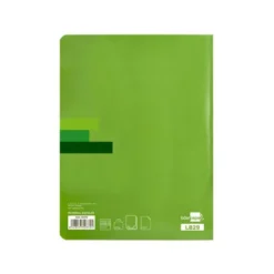 Libreta escolar Liderpapel Scriptus verde cuadricula 4mm 48 hojas tamaño DIN A5