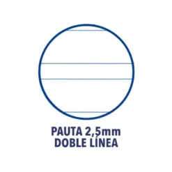 Libreta escolar Oxford Din A4 pauta de 2,5 mm 48 hojas