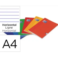 Libreta escolar Oxford Din A4 rayado horizontal 48 hojas