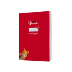 LIBRETA LIDERPAPEL PAUTAGUIA TAPA CARTONCILLO 32H DIN A4 75GR CUADRICULADO PAUTADO 3MM CON MARGEN 6 COLORES SURTIDOS