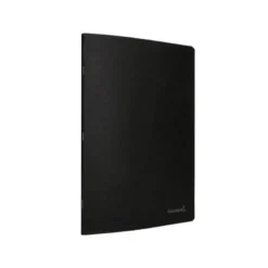 Libreta liderpapel tapa negra a4 80 hojas 60g/m2 liso sin margen