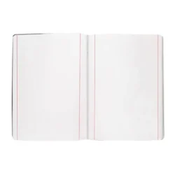 LIBRETA LIDERPAPEL TAPA NEGRA A5 80 HOJAS 60G/M2 LISO CON DOBLE MARGEN