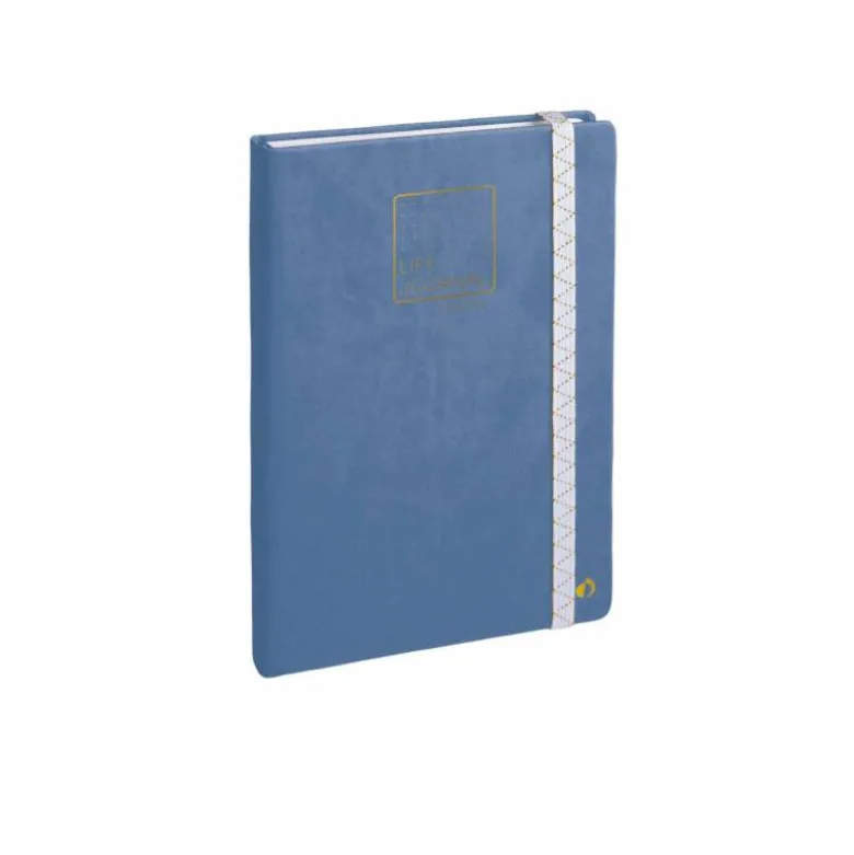 Libreta Quo Vadis Life Journal Infinite Dots 150x210 mm Puntos Tapa Similpiel Azul