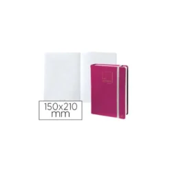 Libreta Quo Vadis Life Journal Infinite Dots 150x210 mm 224 hojas Puntos Tapa Similpiel color Ciruela