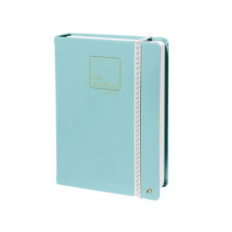 Libreta Quo Vadis Life Journal Infinite Dots 150x210 mm 224 hojas Puntos Tapa Similpiel Verde