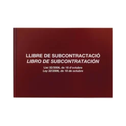Libro Subcontratacion Miquelrius catalan tamaño folio