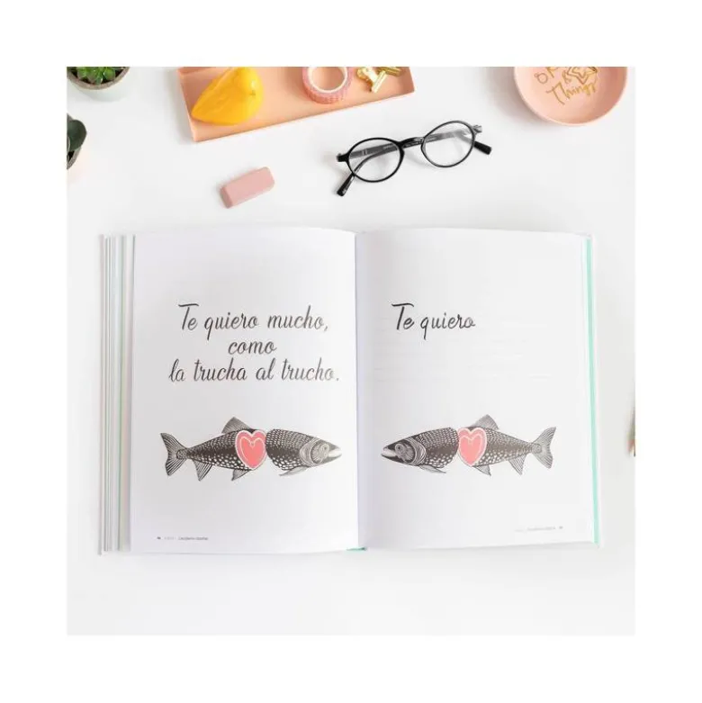 Libro Caligrafia Lettering Rubio con 150 páginas 27x21 cm Tapa dura