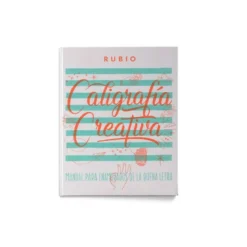 Libro Caligrafia Lettering Rubio con 150 páginas 27x21 cm Tapa dura