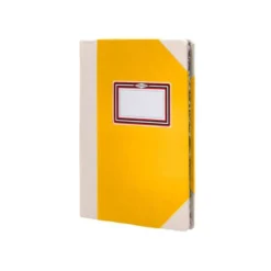 LIBRO CARTONE COSIDO FERNANDES FLECHA DIN A4+ LISO 50 HOJAS 100 GR AMARILLO