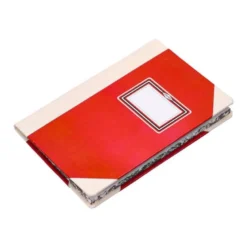 LIBRO CARTONE COSIDO FERNANDES FLECHA DIN A4+ LISO 50 HOJAS 100 GR ROJO