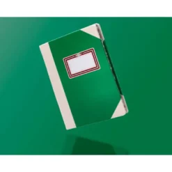 LIBRO CARTONE COSIDO FERNANDES FLECHA DIN A4+ LISO 50 HOJAS 100 GR VERDE