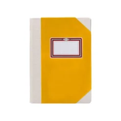 LIBRO CARTONE COSIDO FERNANDES FLECHA DIN A4+ RAYADO HORIZONTAL 50 HOJAS 100 GR AMARILLO