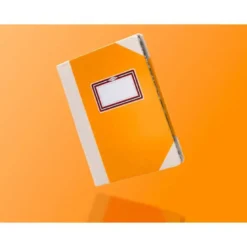 LIBRO CARTONE COSIDO FERNANDES FLECHA DIN A4+ RAYADO HORIZONTAL 50 HOJAS 100 GR NARANJA