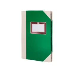 LIBRO CARTONE COSIDO FERNANDES FLECHA DIN A4+ RAYADO HORIZONTAL 50 HOJAS 100 GR VERDE