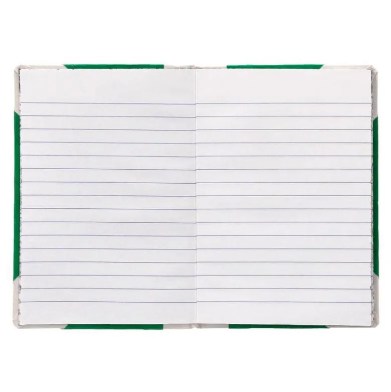 LIBRO CARTONE COSIDO FERNANDES FLECHA DIN A4+ RAYADO HORIZONTAL 50 HOJAS 100 GR VERDE
