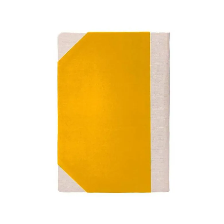 LIBRO CARTONE COSIDO FERNANDES FLECHA DIN A5+ LISO 50 HOJAS 100 GR AMARILLO