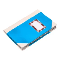 LIBRO CARTONE COSIDO FERNANDES FLECHA DIN A5+ RAYADO HORIZONTAL 50 HOJAS 100 GR AZUL