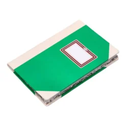 LIBRO CARTONE COSIDO FERNANDES FLECHA DIN A6+ LISO 50 HOJAS 100 GR VERDE