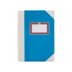 LIBRO CARTONE COSIDO FERNANDES FLECHA DIN A6+ RAYADO HORIZONTAL 50 HOJAS 100 GR AZUL