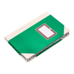 LIBRO CARTONE COSIDO FERNANDES FLECHA DIN A6+ RAYADO HORIZONTAL 50 HOJAS 100 GR VERDE