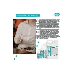 LIMPIADOR HIGIENIZANTE DESINFECTANTE GERMOSAN 60ML BP3 PARA SUPERFICIES Y MOBILIARIO BOTE PULVERIZADOR