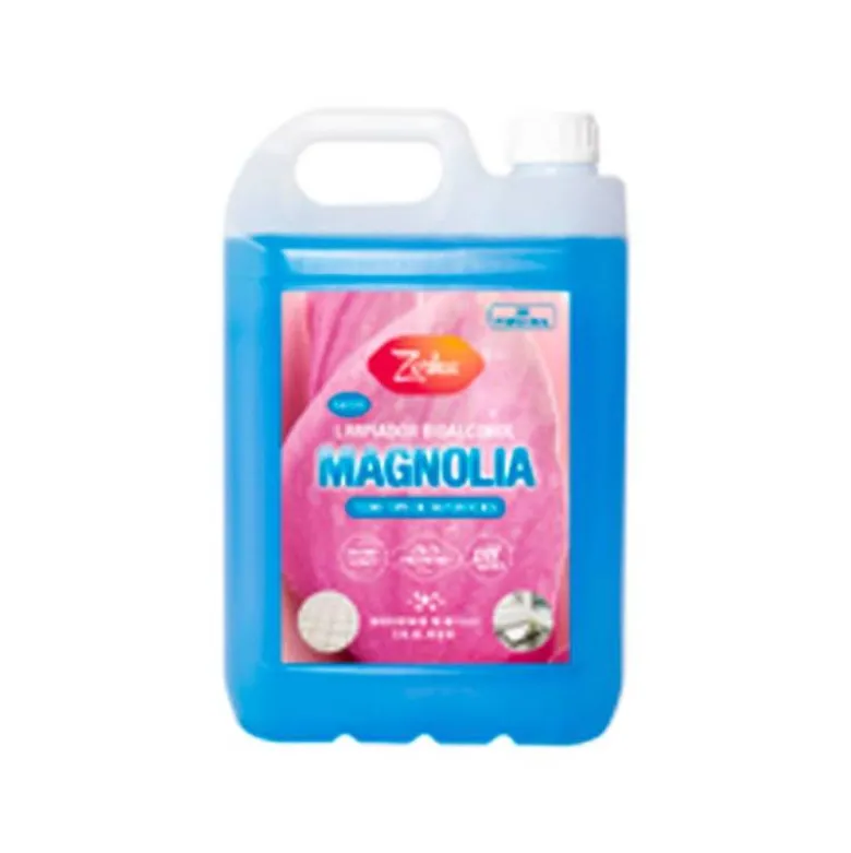 LIMPIADOR BIOALCOHOL ZORKA PERFUMADO MAGNOLIA GARRAFA 5 LITROS