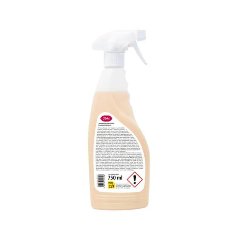 LIMPIADOR DESENGRASANTE MULTIUSOS MARSELLA ZORKA CON PISTOLA PULVERIZADORA 750 ML