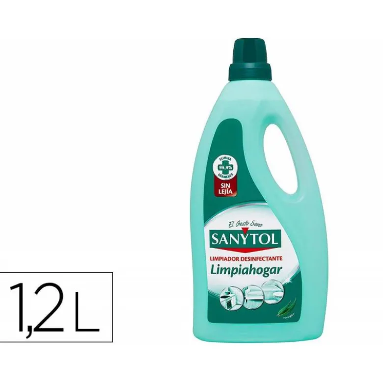LIMPIADOR DESINFECTANTE SANYTOL LIMPIAHOGAR MULTISUPERFICIES BOTE DE 1200 ML