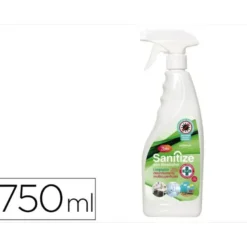 LIMPIADOR DESINFECTANTE ZORKA CON BIOALCOHOL CON PISTOLA PULVERIZADORA 750 ML