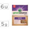 LIMPIADOR DE SUELOS BUNZL GREENSOURCE ECOLOGICO PASTILLA DE 5 GR PAQUETE DE 6 UNIDADES