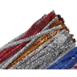 LIMPIAPIPAS DE CHENILLA LIDERPAPEL 30 CM COLORES BRILLANTES SURTIDOS BOLSA DE 30 UNIDADES